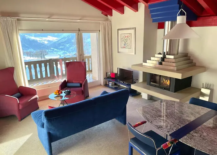 Dach-panorama-wohnung - 5min Zum Lift Zu Fuss *