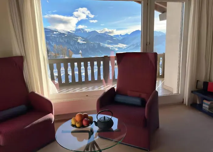 Dach-panorama-wohnung - 5min Zum Lift Zu Fuss Appartement