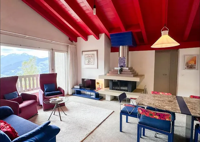 Appartement Dach-panorama-wohnung - 5min Zum Lift Zu Fuss *