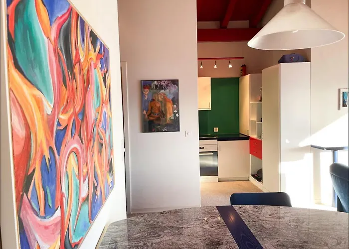 Dach-panorama-wohnung - 5min Zum Lift Zu Fuss